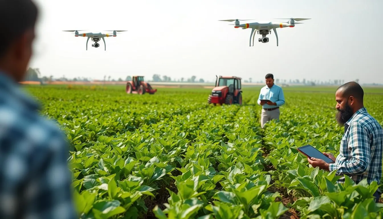Future of remote sensing in agriculture using AI, machine learning, cloud computing, and big data analytics to improve smart farming and crop monitoring.